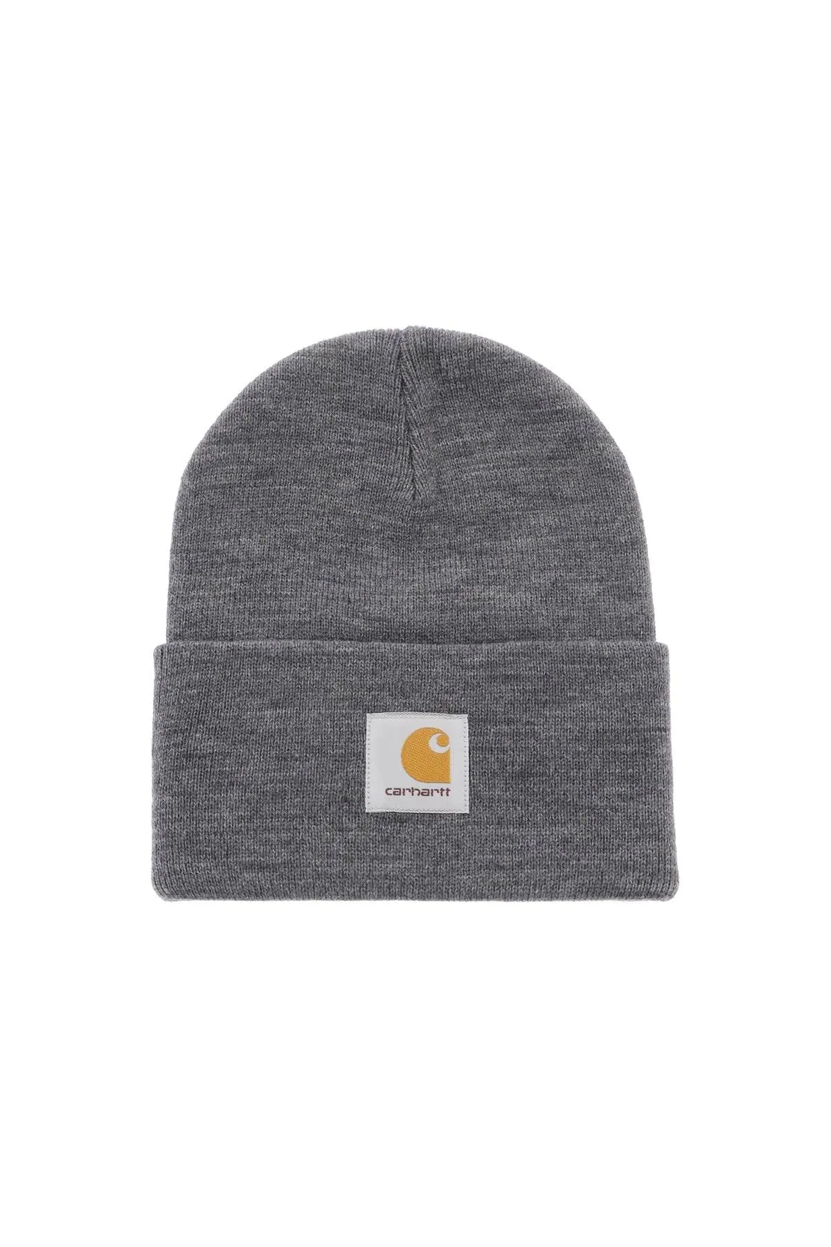 logo patch beanie hat I020175 DARK GREY HEATHER