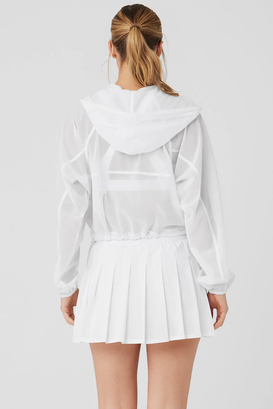 Mesh Sheer Bliss Jacket - White