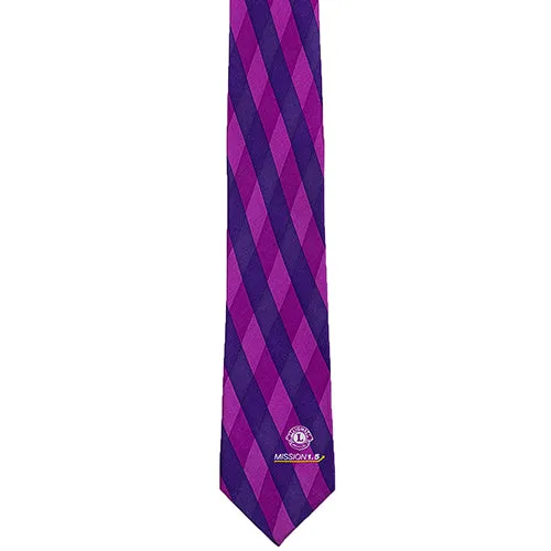 MISSION 1.5 PURPLE SILK TIE