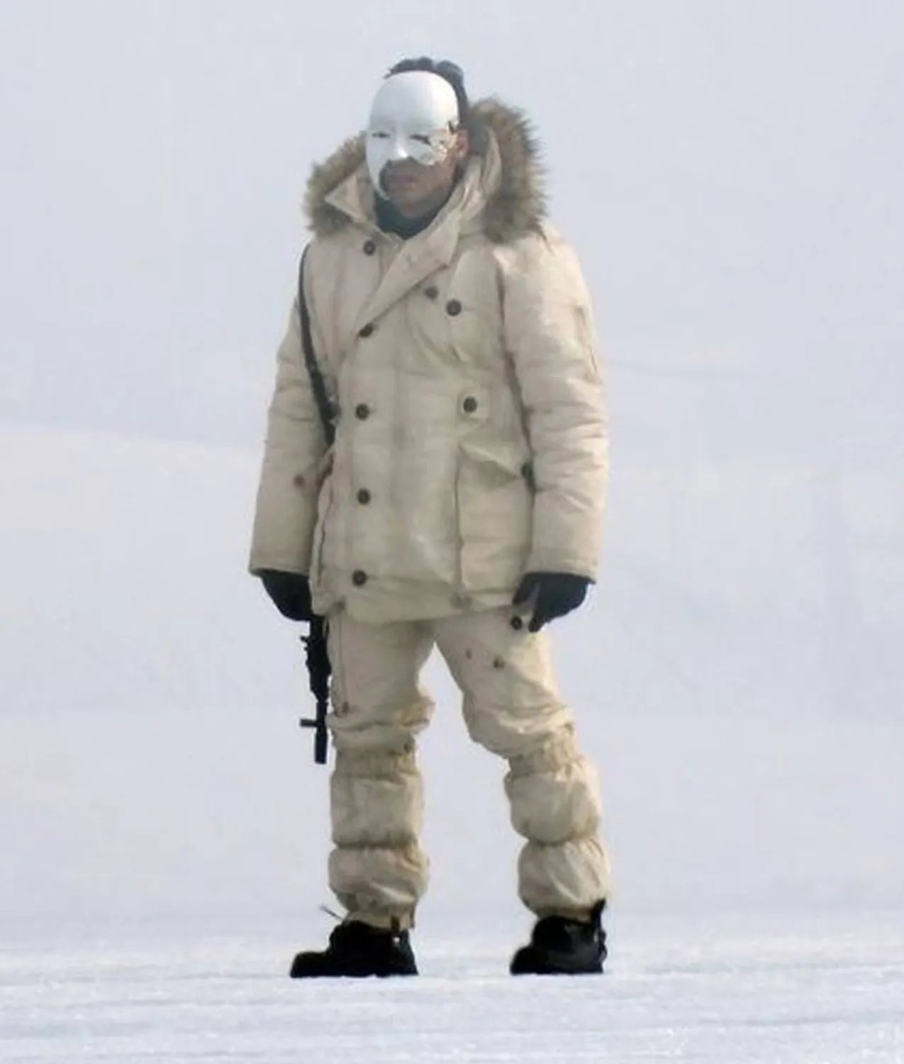 No Time To Die Safin Coat | Rami Malek Masked Gunman Parka Coat