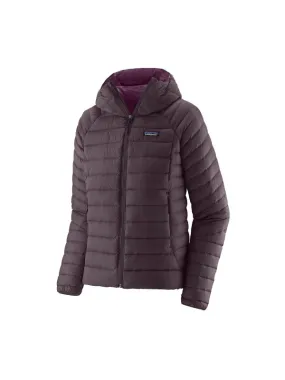 Patagonia Womens Down Sweater Hoody : Obsidian Plum