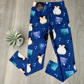 Penguins & Presents Christmas Soft Kids Leggings