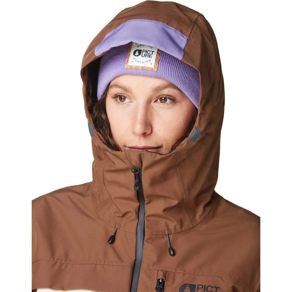 Picture - Seen Ski Jacket Women cocoa brown