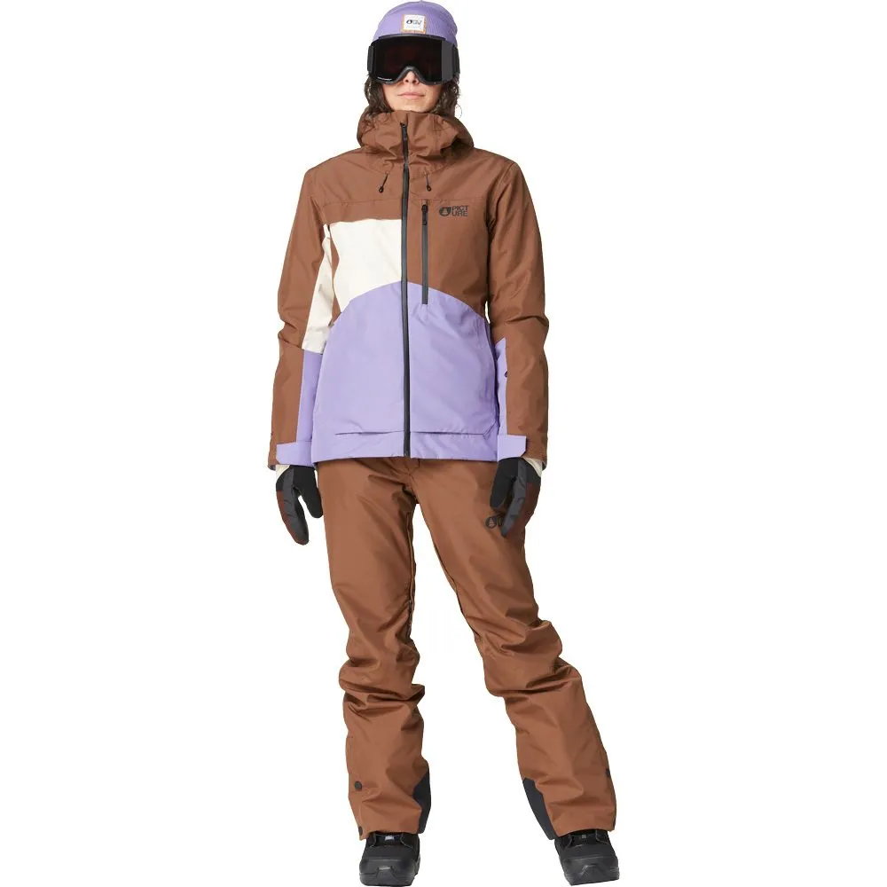 Picture - Seen Ski Jacket Women cocoa brown