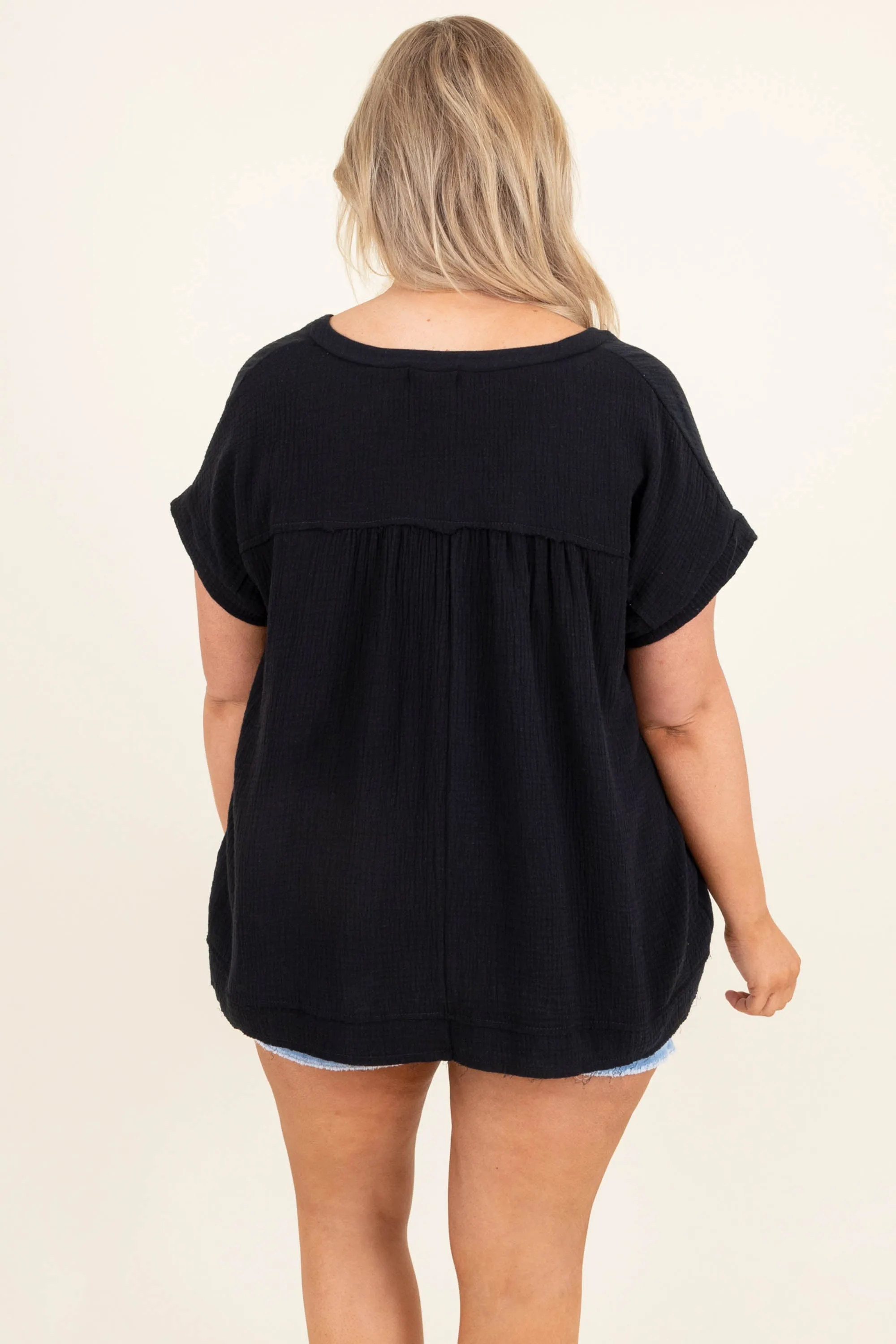 Playful Mind Top, Black