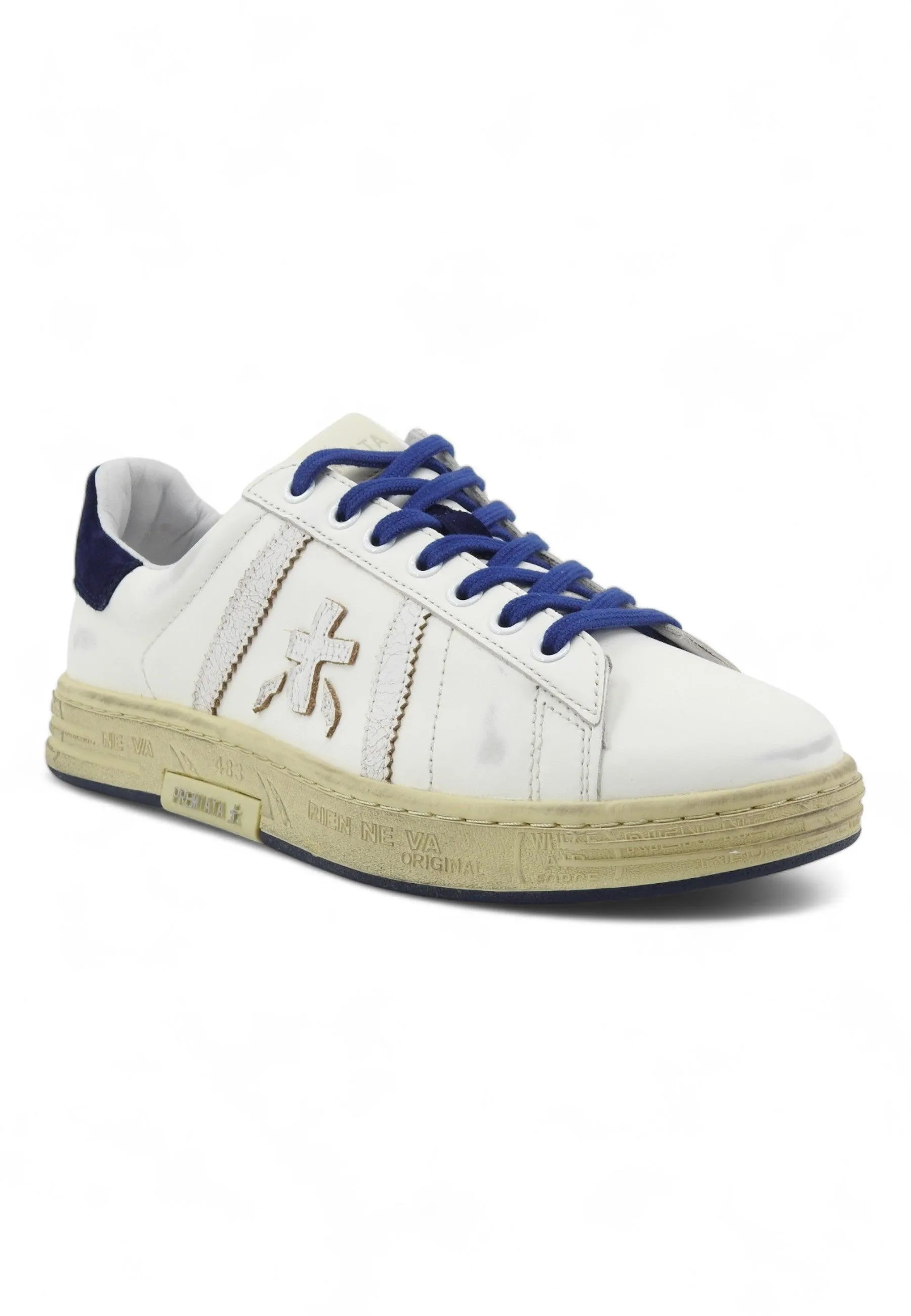 PREMIATA Sneaker Uomo White Blue RUSSELL-6745