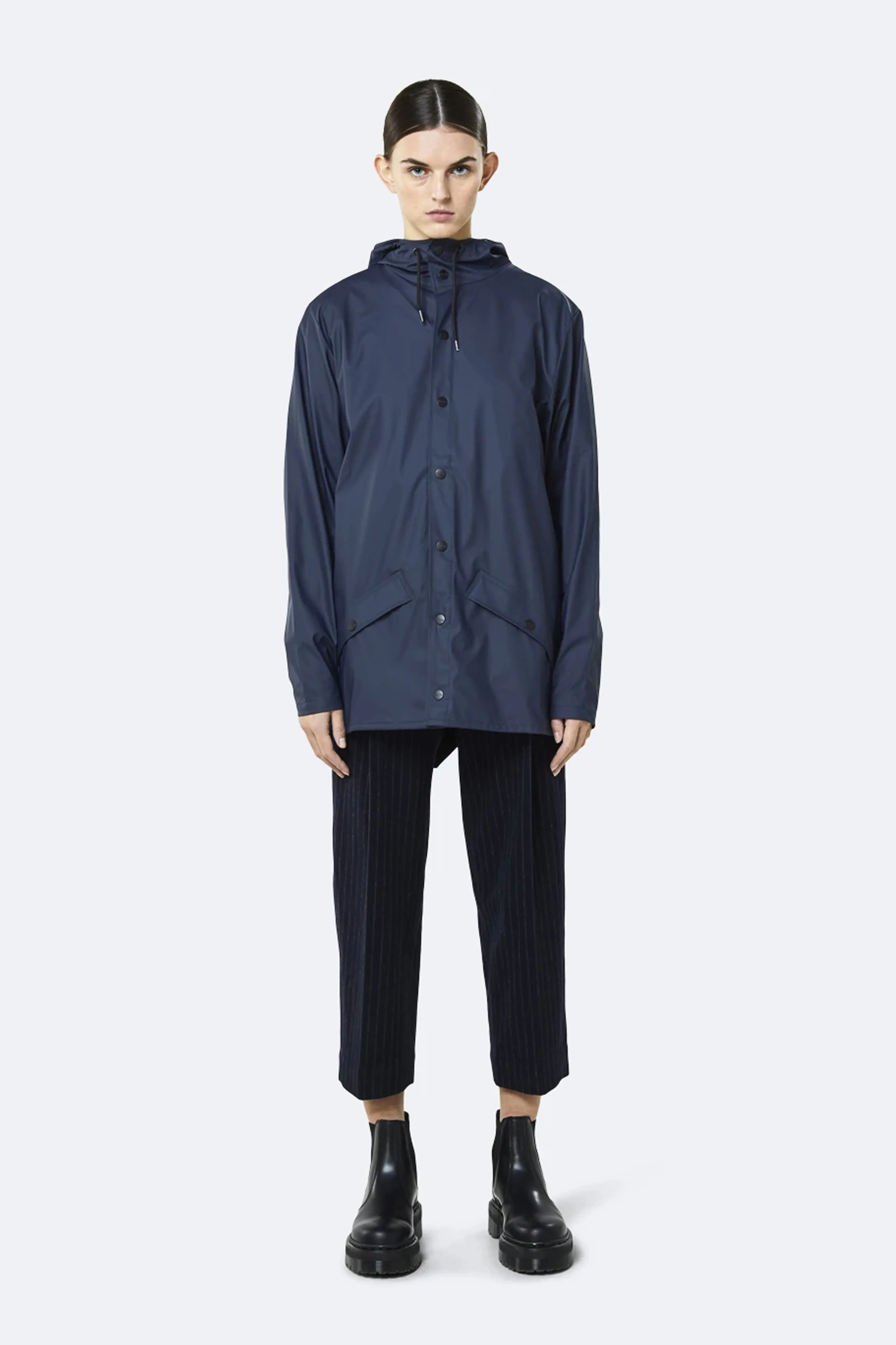 Rains Navy Jacket