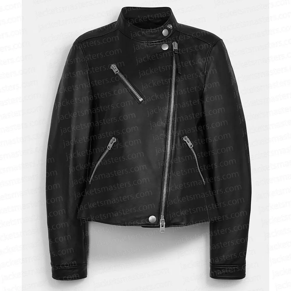 Ride On Joey Yung Black Leather Jacket