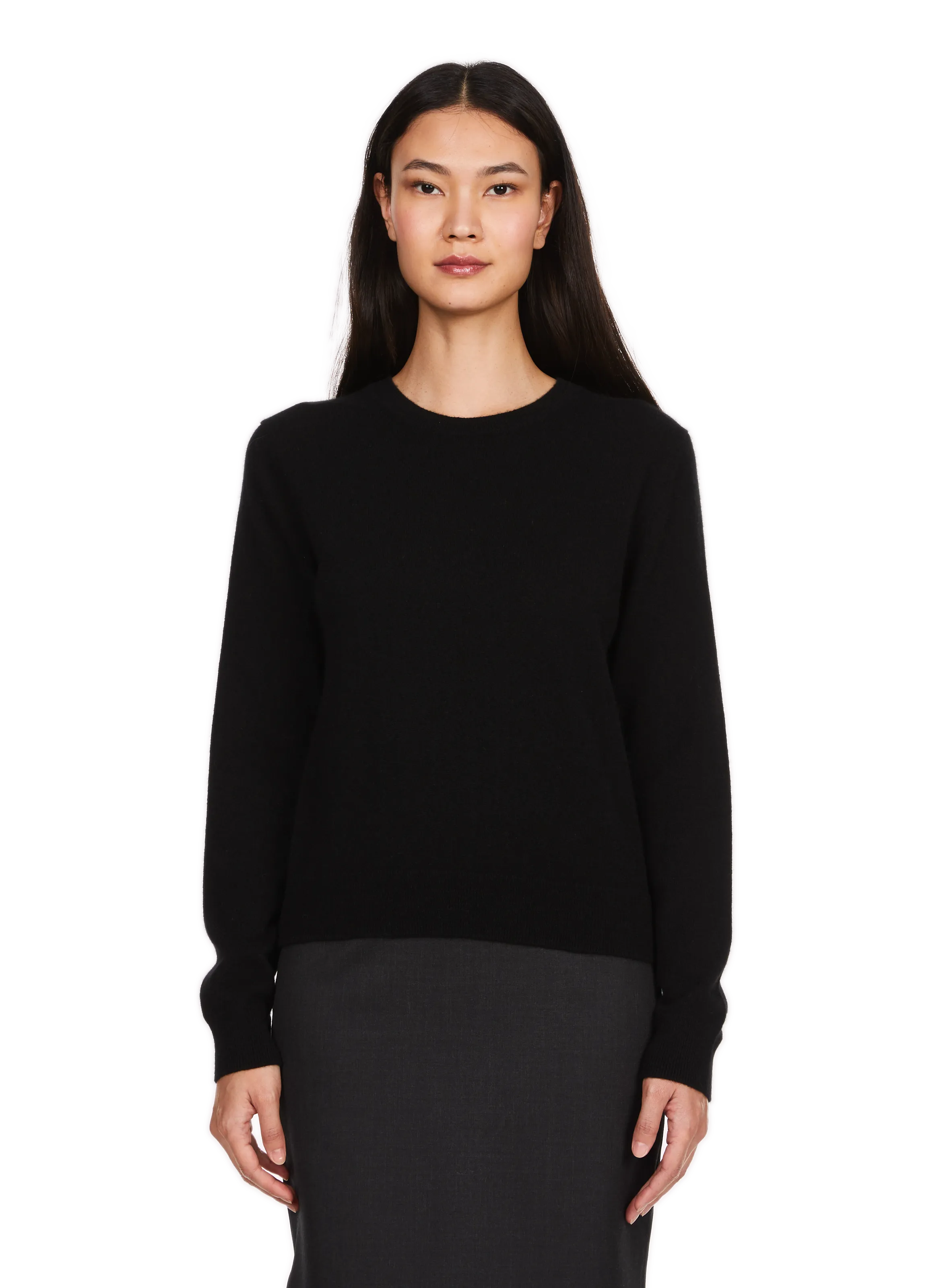 Saison 1865  Straight cashmere sweater - Black