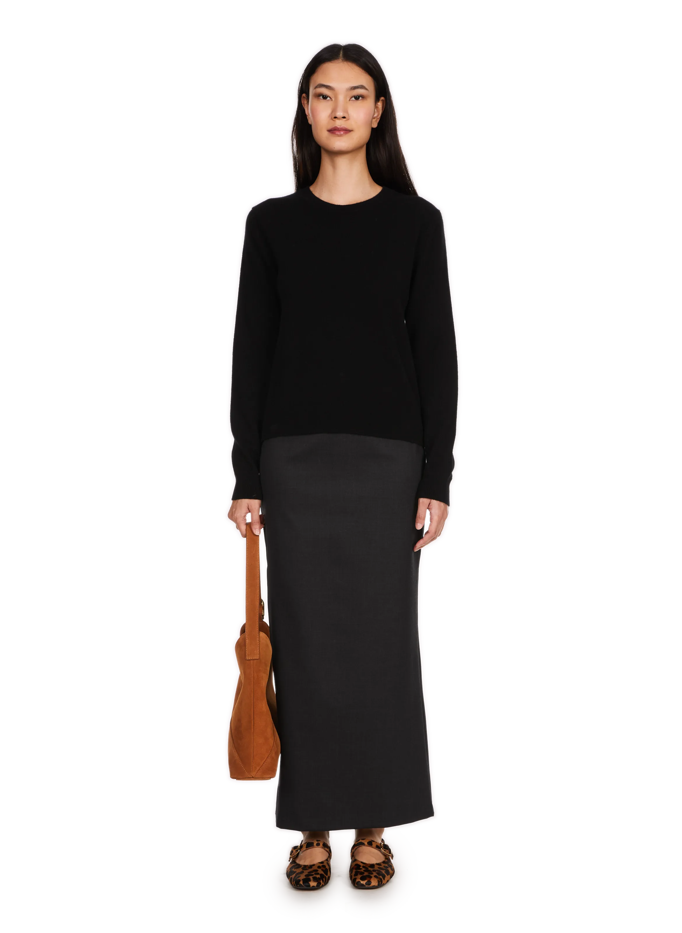 Saison 1865  Straight cashmere sweater - Black