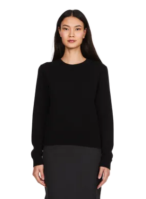 Saison 1865  Straight cashmere sweater - Black