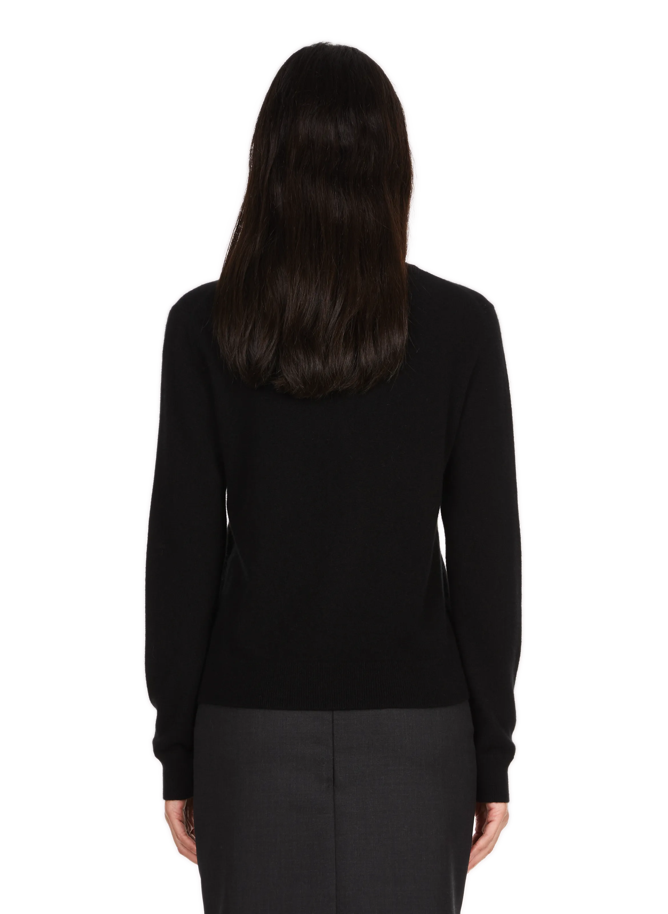 Saison 1865  Straight cashmere sweater - Black