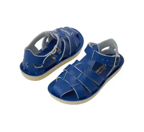 Salt-Water Sandals Child Shark Cobalt