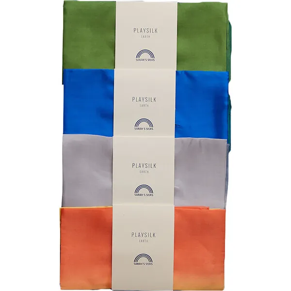 Sarah's Silks Earth Playsilk  Set of 4