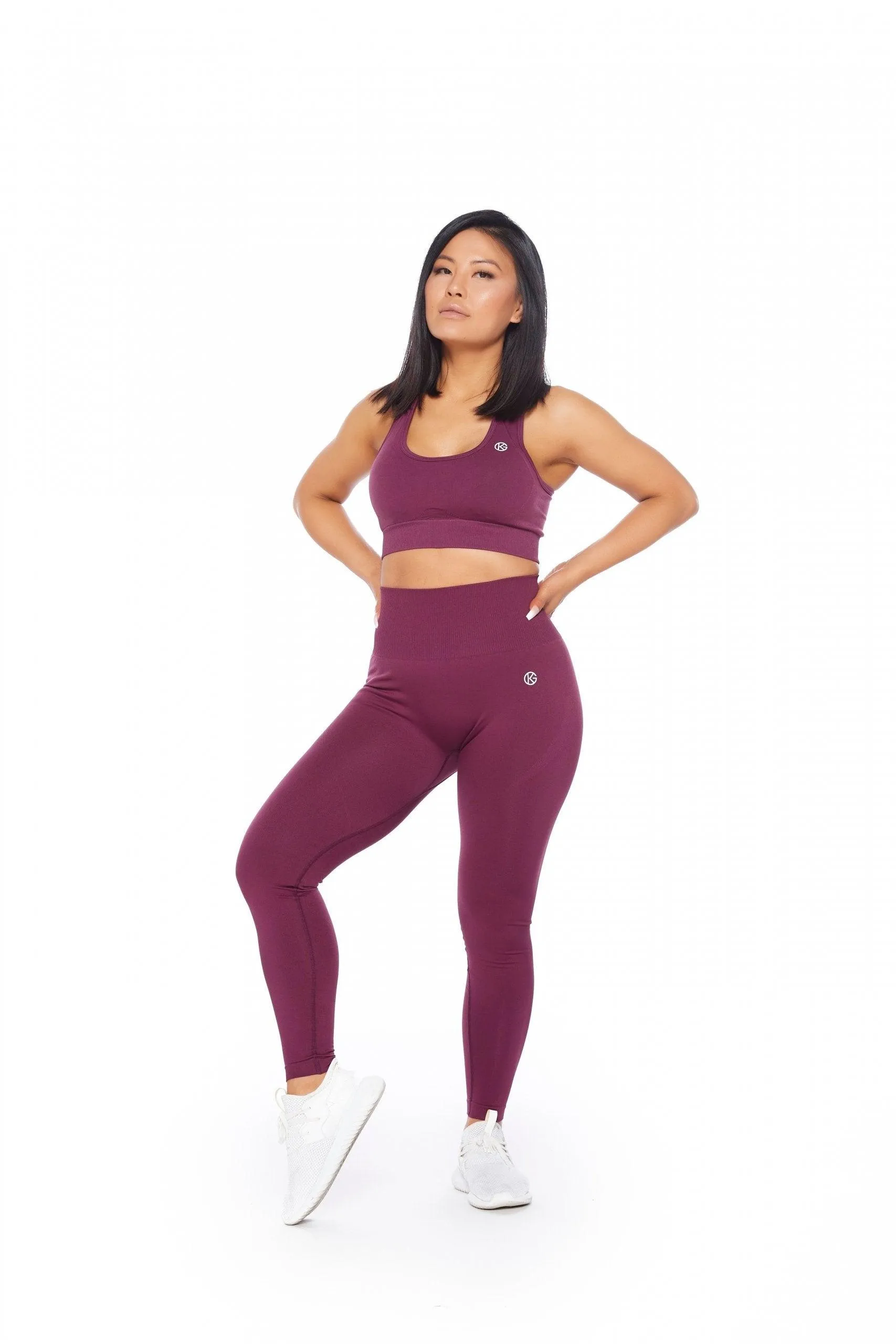 Seamless Leggings - Wine