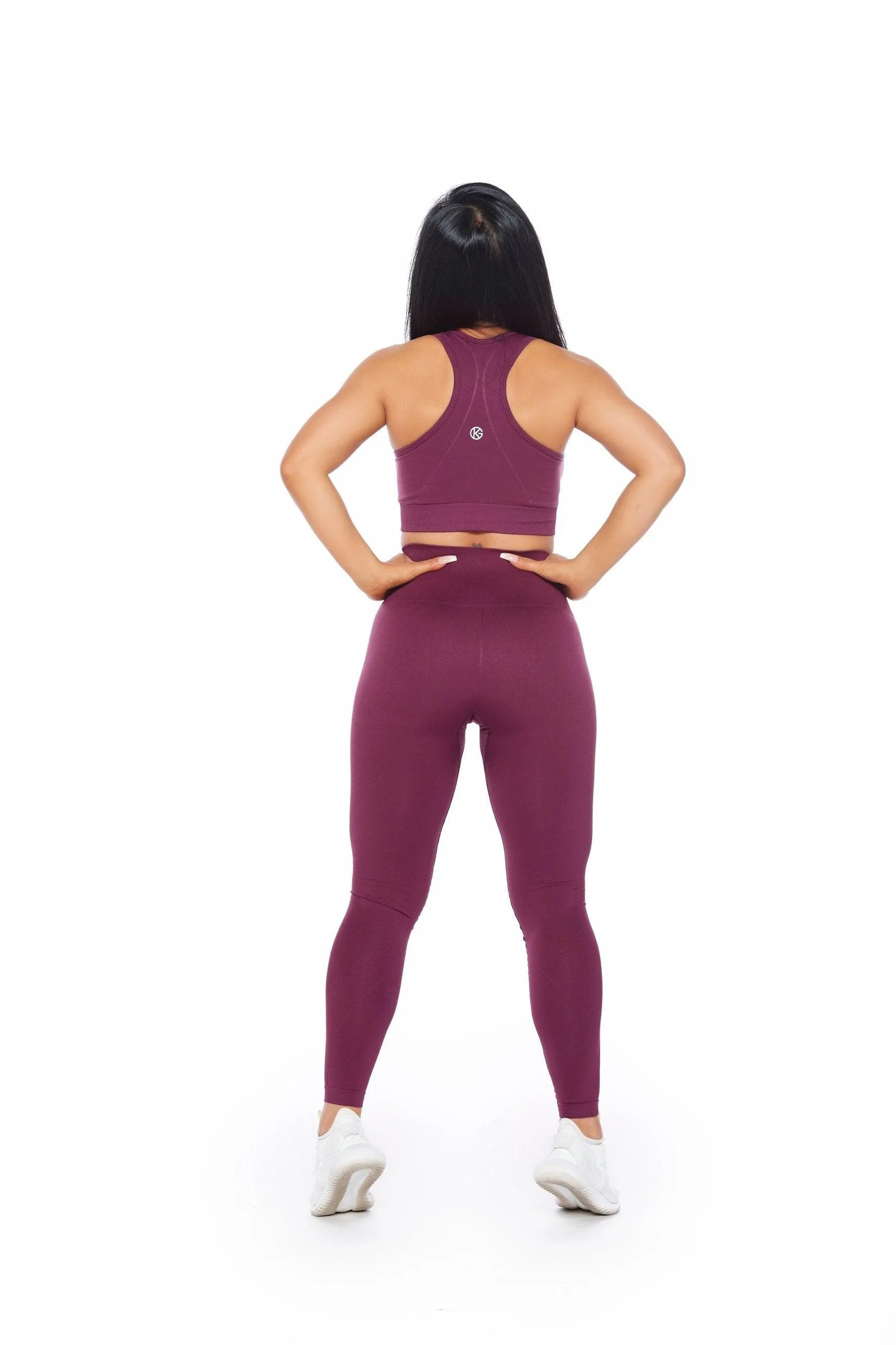 Seamless Leggings - Wine