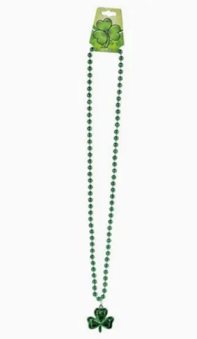 Shamrock Beaded Necklace