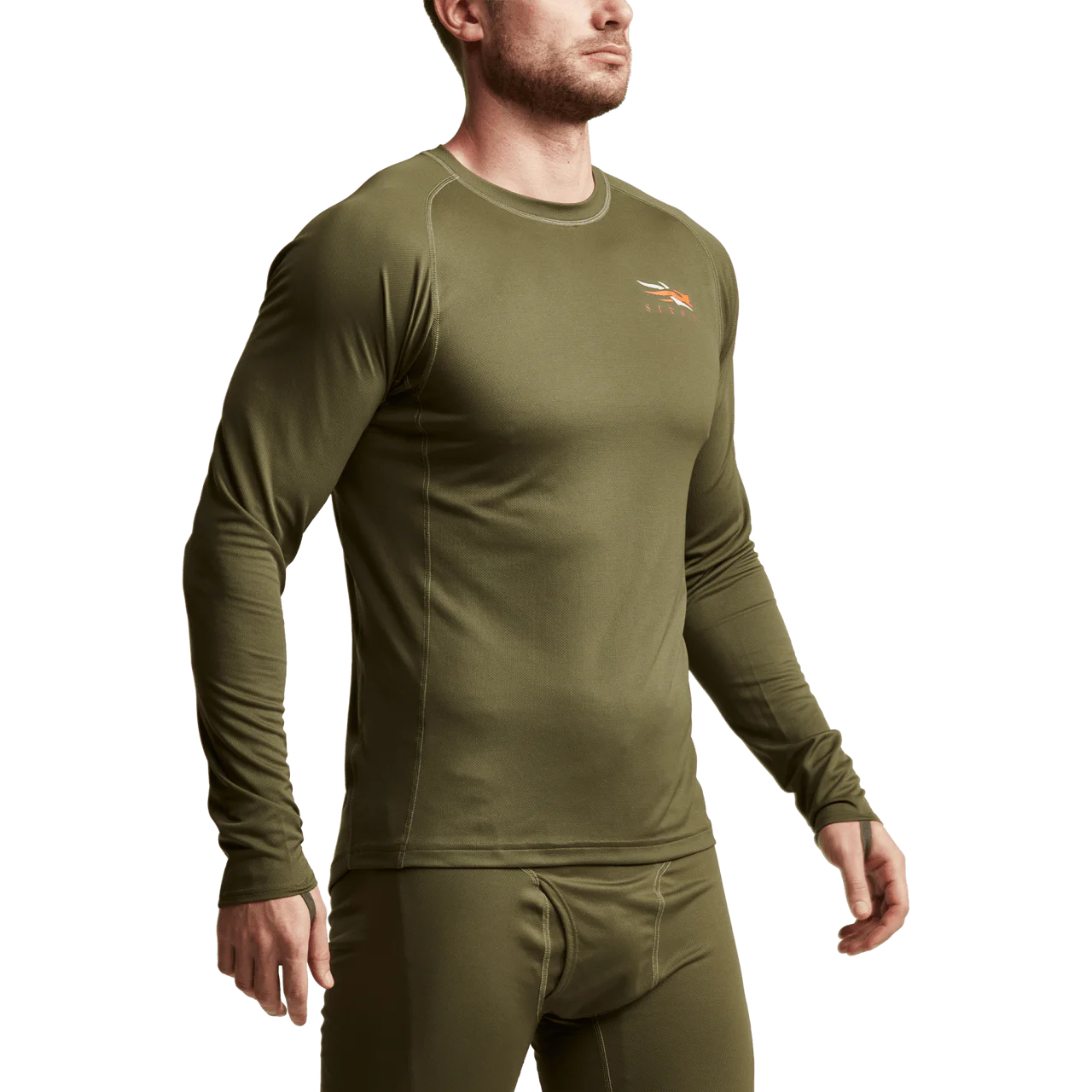 Sitka Core Lightweight Crew LS Pyrite