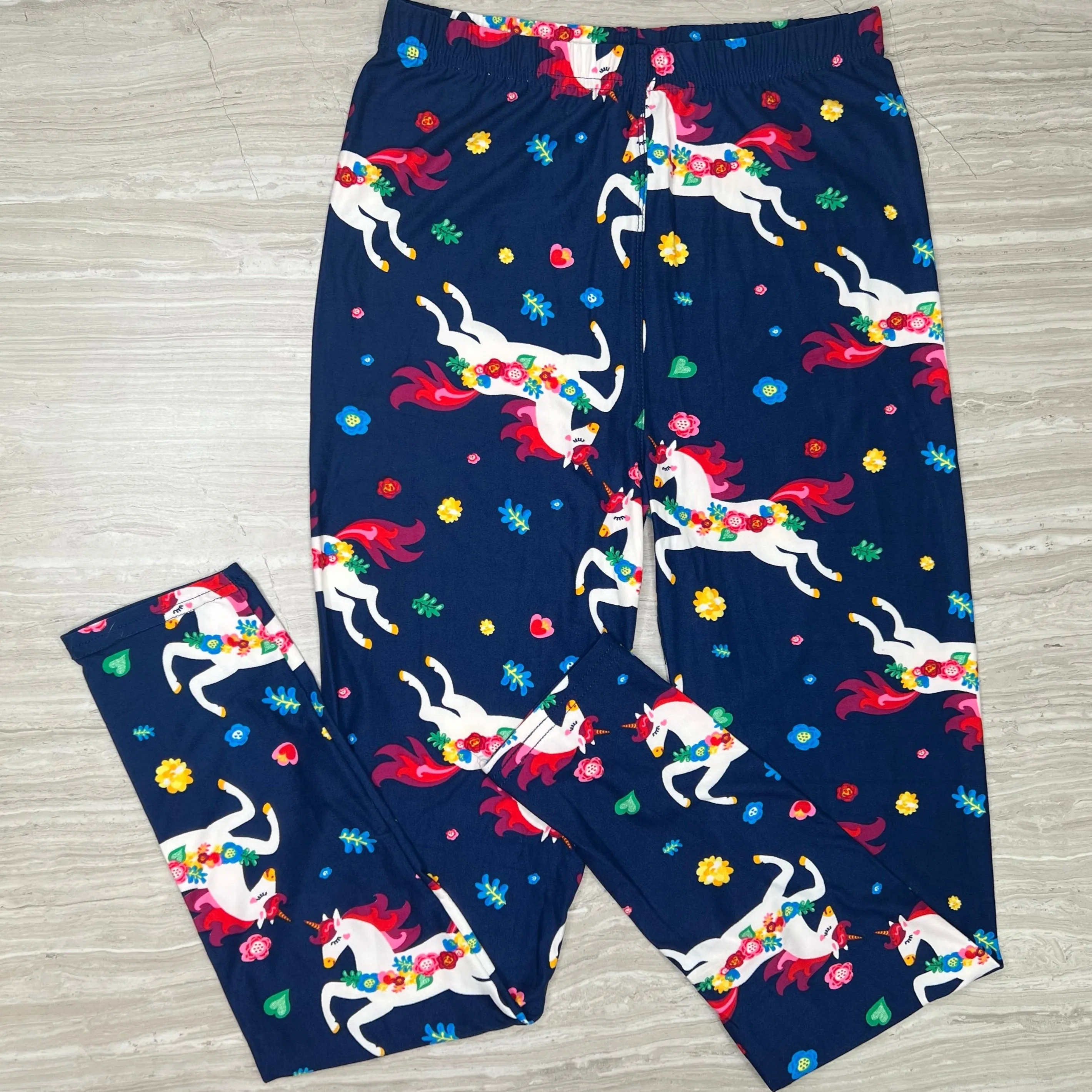 Story Book Unicorn Soft Leggings