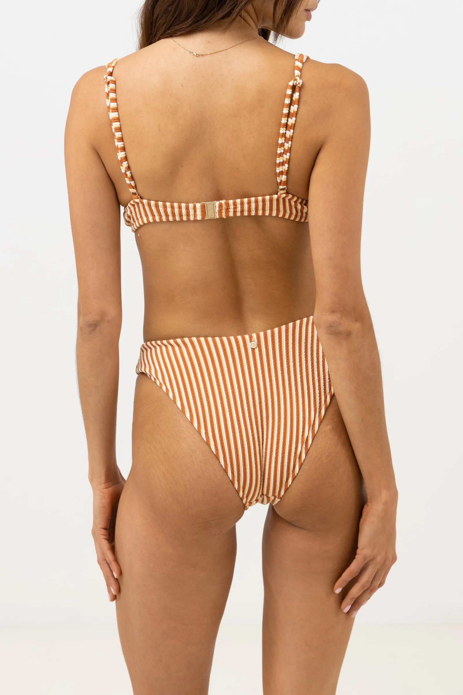 Sunbather Stripe Holiday Pant Chocolate