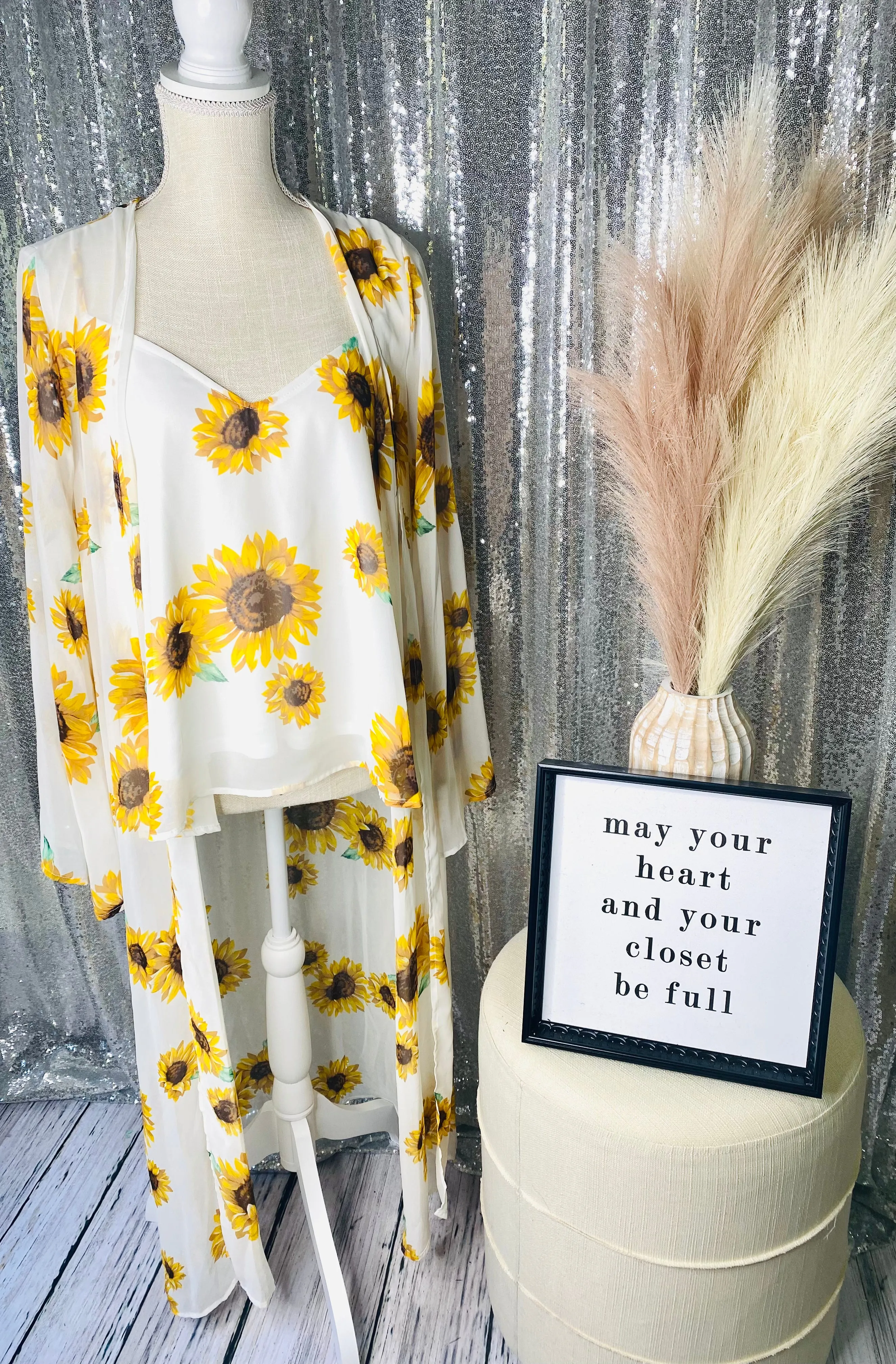 Sunflower Kimono