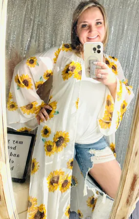 Sunflower Kimono