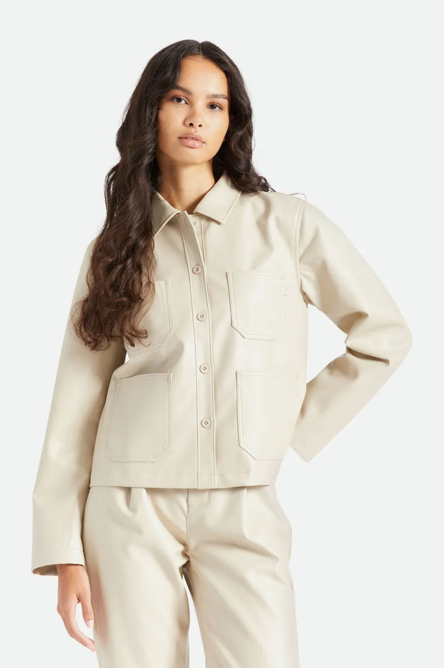 Survey Boxy Chore Coat - Beige