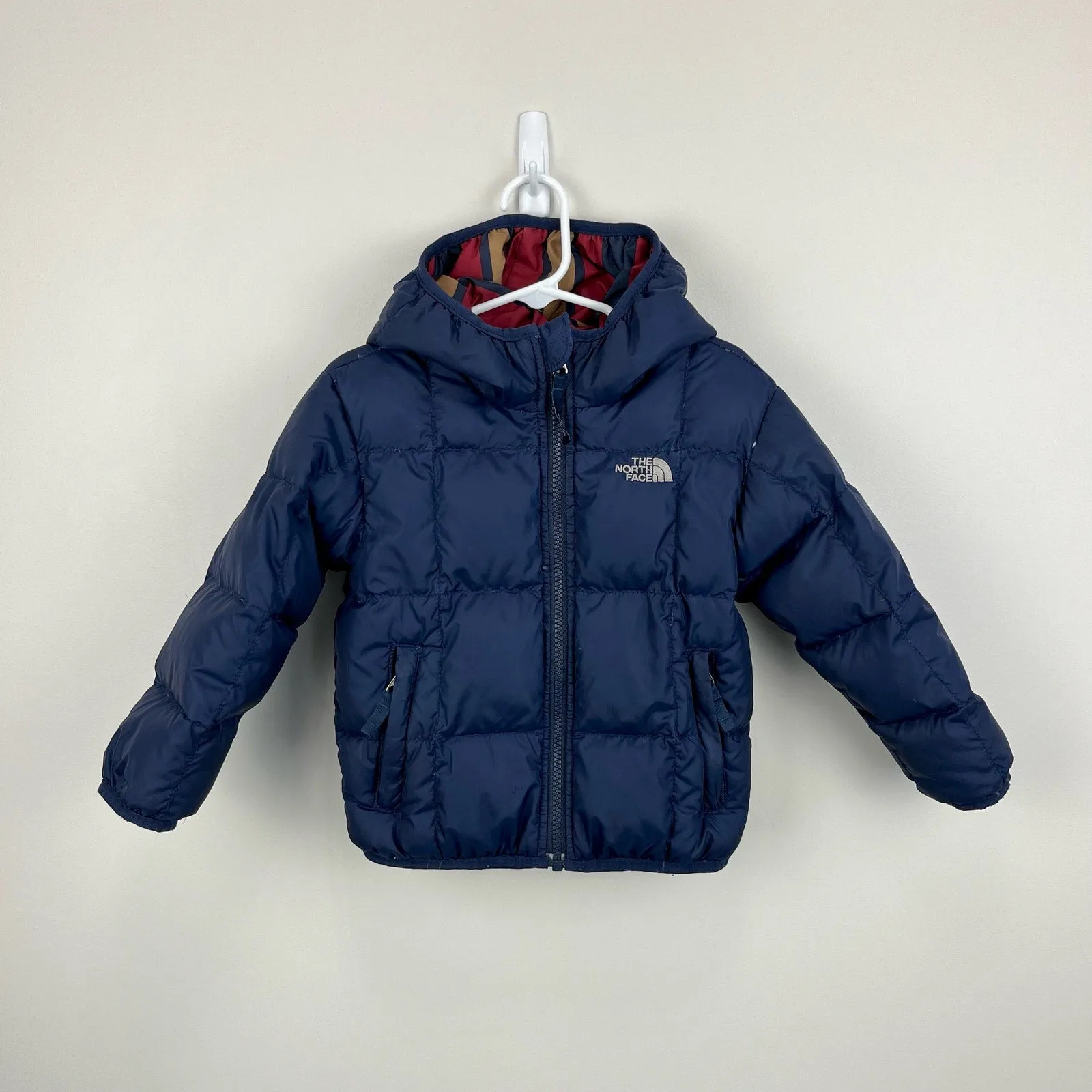 The North Face Boys Reversible 550 Down Winter Coat 3T