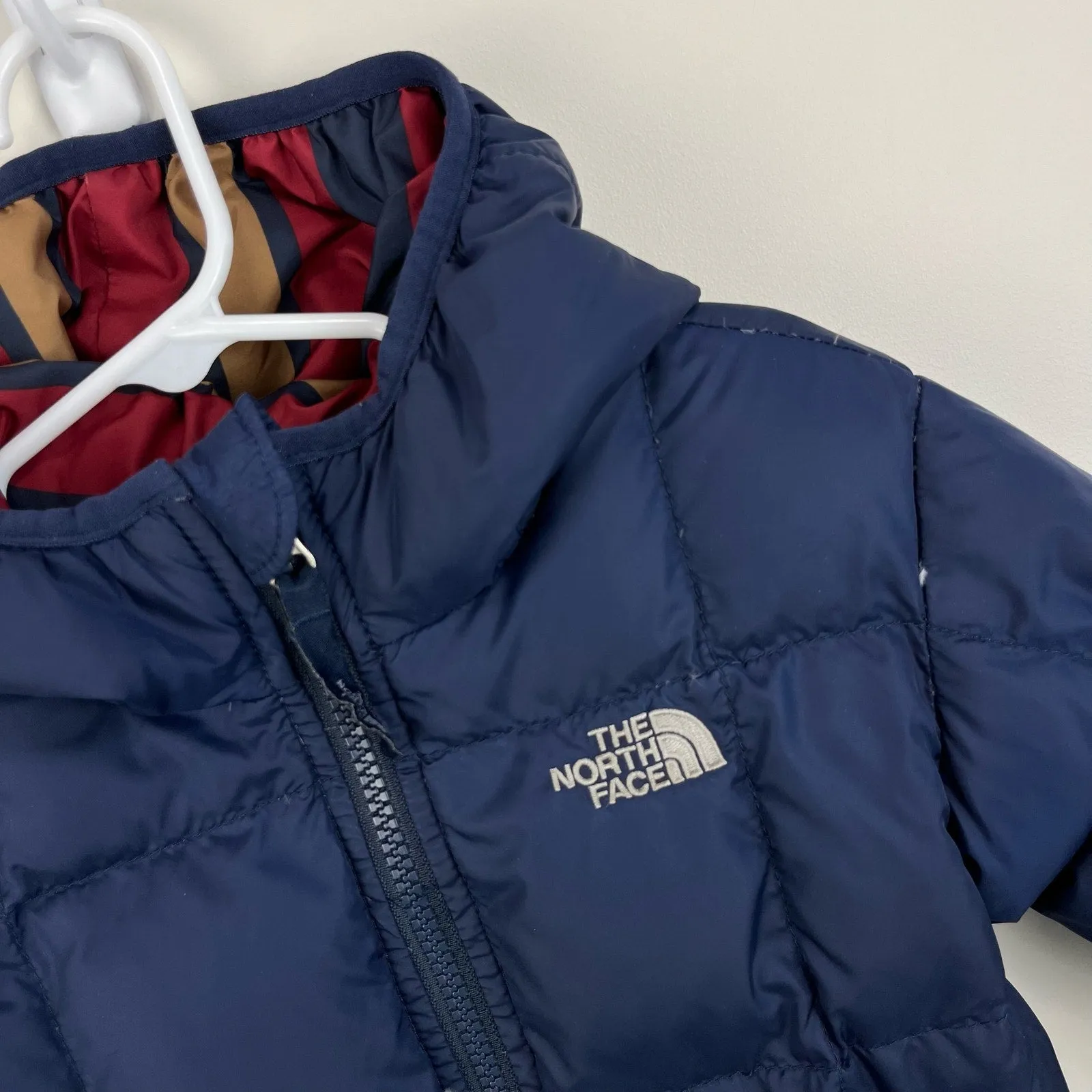 The North Face Boys Reversible 550 Down Winter Coat 3T