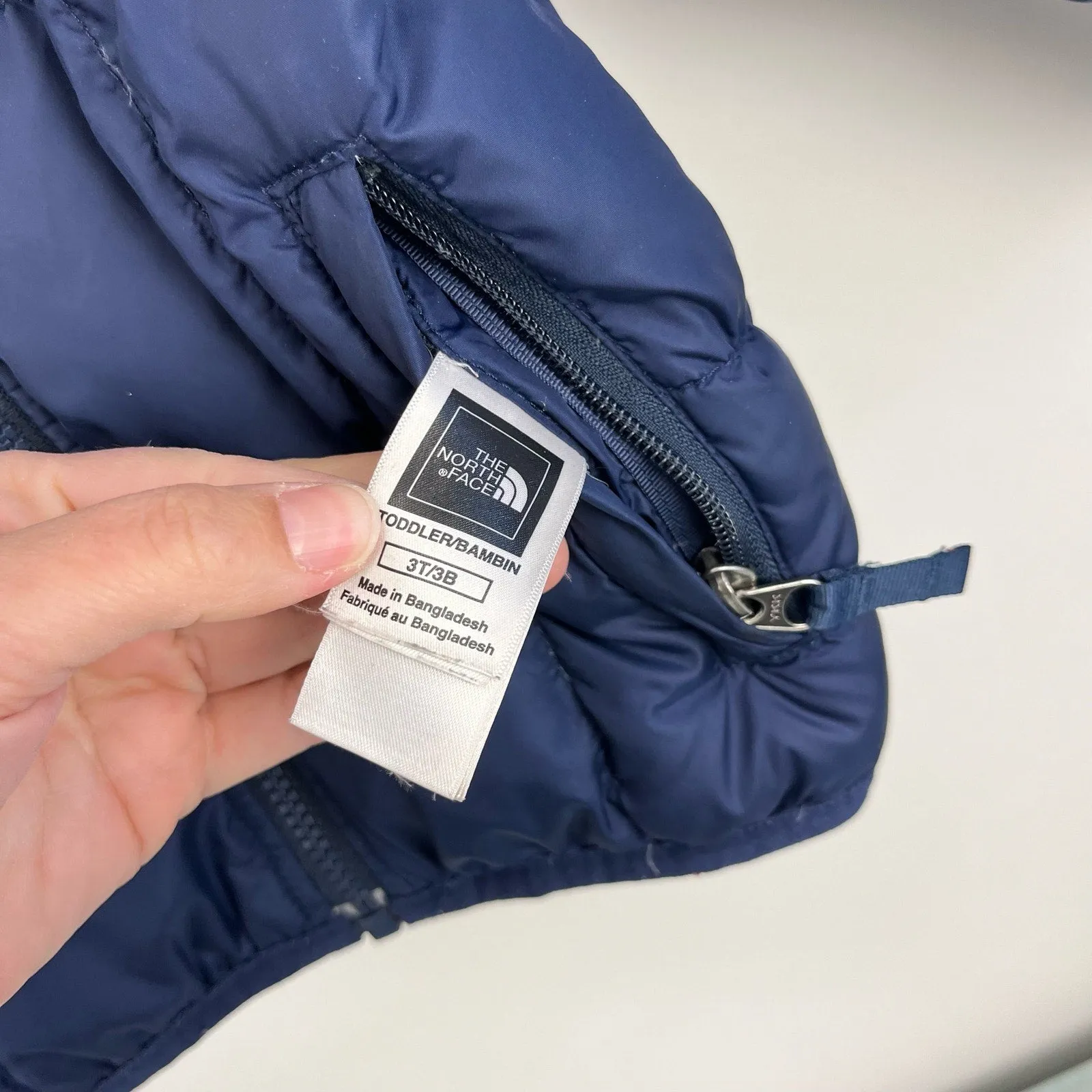 The North Face Boys Reversible 550 Down Winter Coat 3T