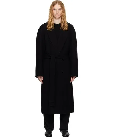 The Row Black Ferro Coat