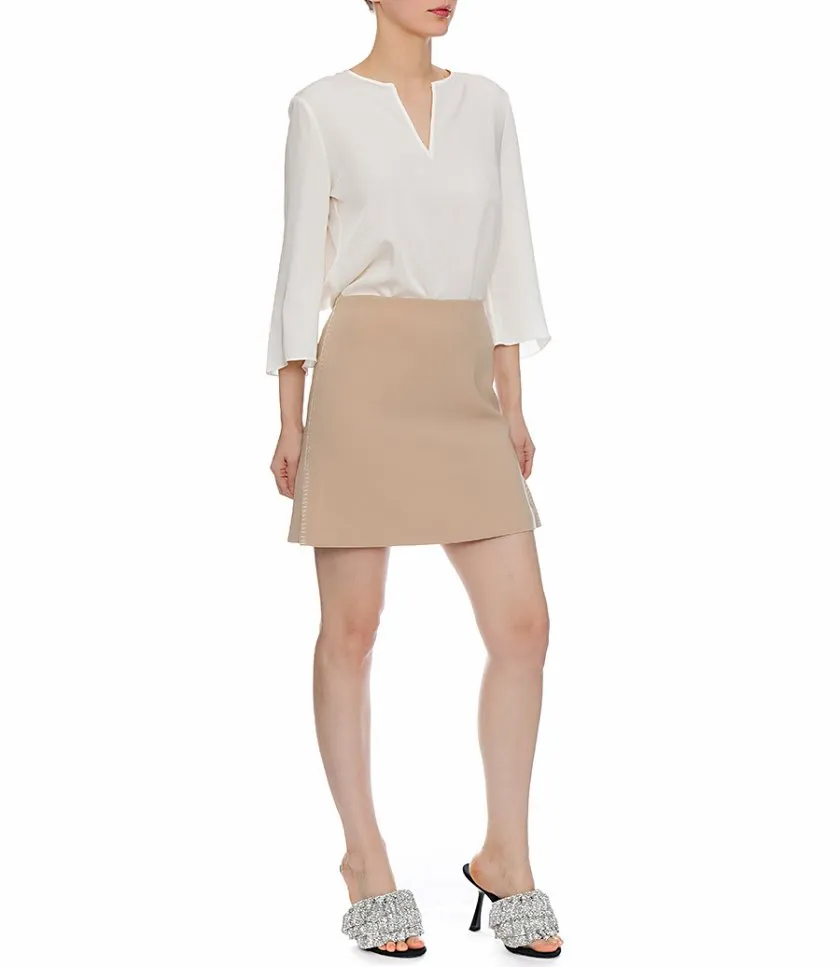 THEORYA LINE MINI SKIRT