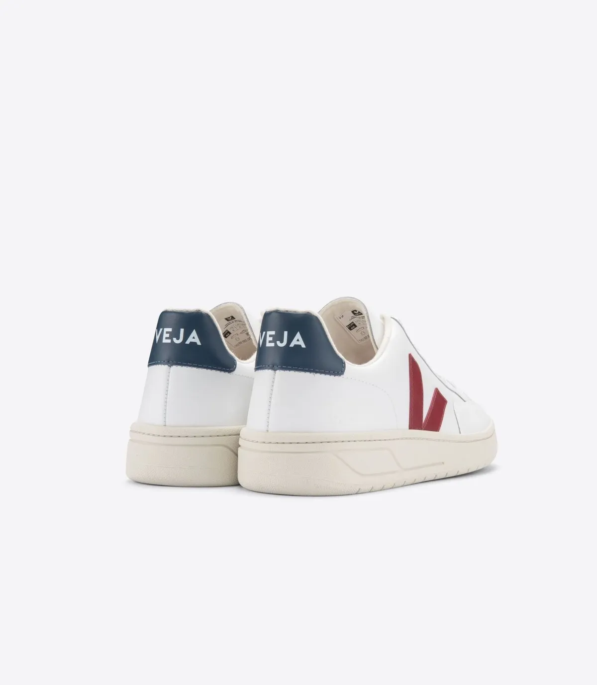 V-12 leather sneaker - Extra White/Marsala/Nautico