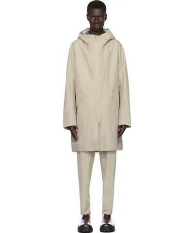 Veilance Beige Monitor Coat