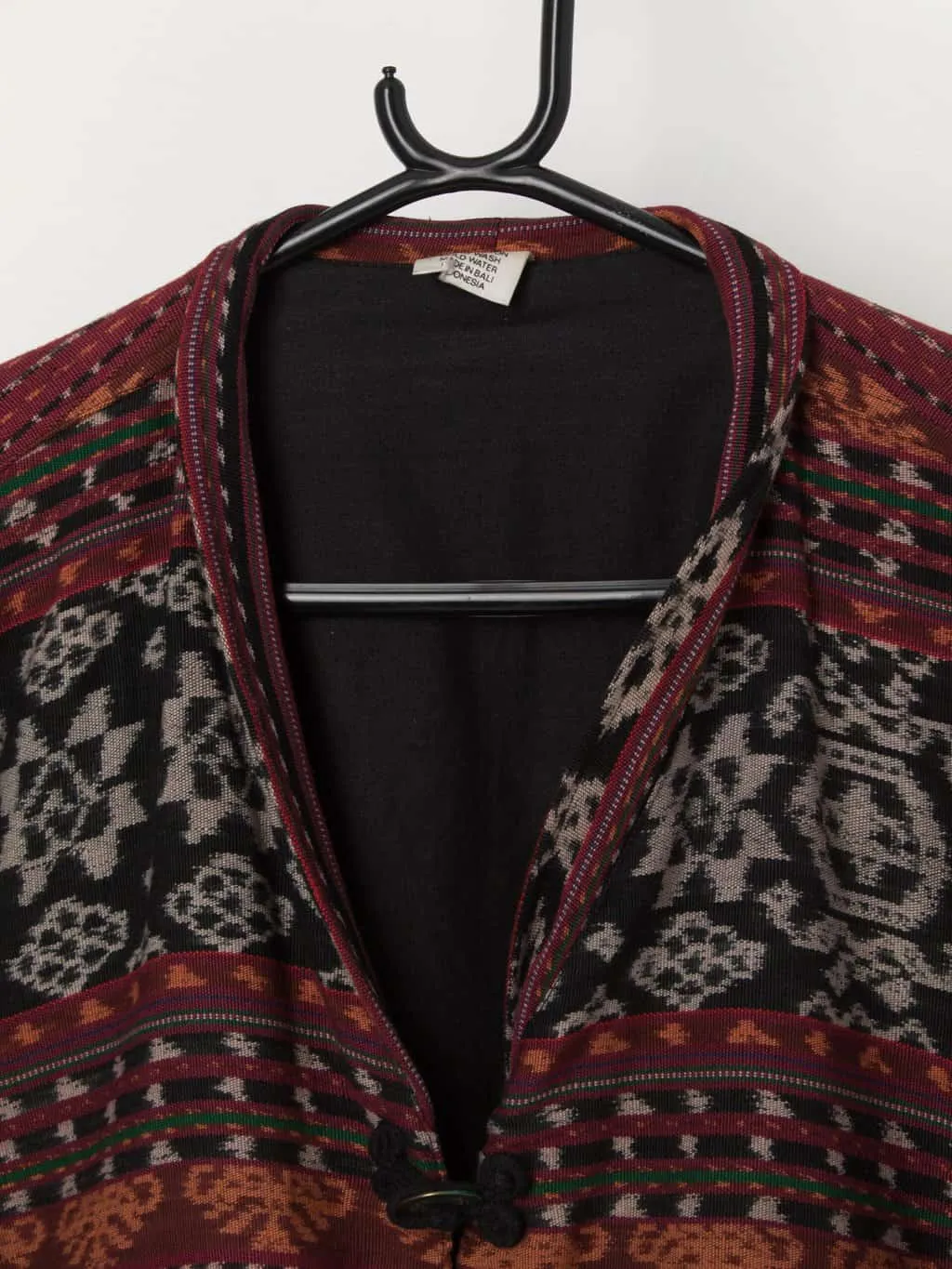 Vintage Aztec inspired woven bohemian jacket – Medium