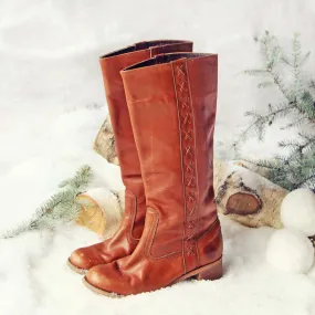 Vintage Braided Campus Boots